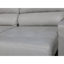 Ver imagem 4 de Sofá Retrátil e Reclinável de Couro Atami 2,50 M Grizzy - Mempra Design