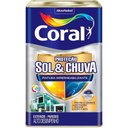 Ver imagem 1 de Tinta Acrilico Fosco Proteção Total Sol e Chuva Branco Gelo 18l - Coral