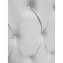 Ver imagem 3 de Cabeceira Box Shop Paris Casal 1,40m Painel Em Couro Sintético Branco