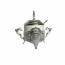 Ver imagem 1 de Açucareiro em Porcelana e Metal Prata - 28x38x21cm Prime Home Decor 36961