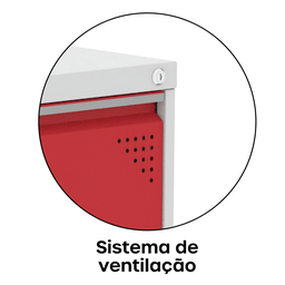 Gaveteiro Arquivo em Aço 4 Gavetas Suporta 45kg Cada  - 12