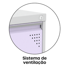Gaveteiro Arquivo em Aço 4 Gavetas Suporta 45kg Cada  - 12