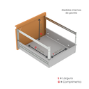 Ver imagem 6 de Gaveteiro Arquivo de Aço 4 Gavetas OF04RPTCM