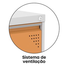 Gaveteiro Arquivo de Aço 4 Gavetas OF04RPTCM - 12
