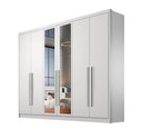 Ver imagem 1 de Guarda Roupa 6 Portas 6 Gavetas com Espelho Robust Branco