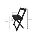 Ver imagem 5 de Kit 10 Conjuntos 70x70 10 Mesas e 40 Cadeiras Preto