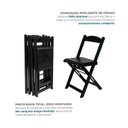 Ver mais imagens de Kit 10 Conjuntos 70x70 10 Mesas e 40 Cadeiras Preto