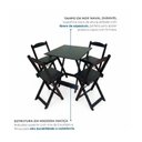 Ver imagem 6 de Kit 10 Conjuntos 70x70 10 Mesas e 40 Cadeiras Preto