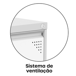 Gaveteiro Arquivo de Aço 4 Gavetas OF04RPTCM - 12