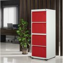 Ver imagem 1 de Gaveteiro Arquivo em Aço 4 Gavetas OF04SCTCM