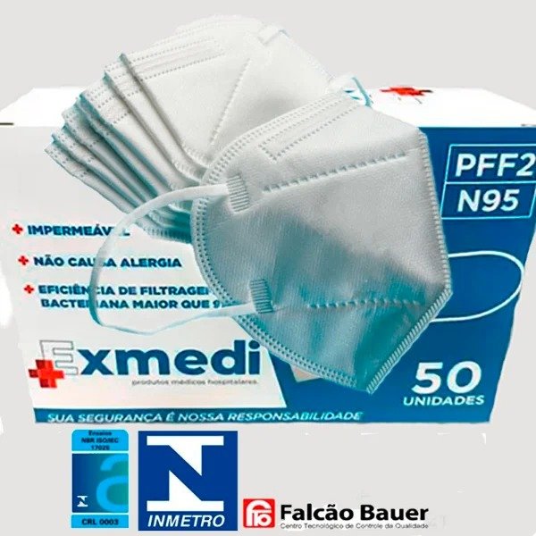 Máscara Rosa N95 / KN95 / PFF2 / FFP2 100 unidades - 2