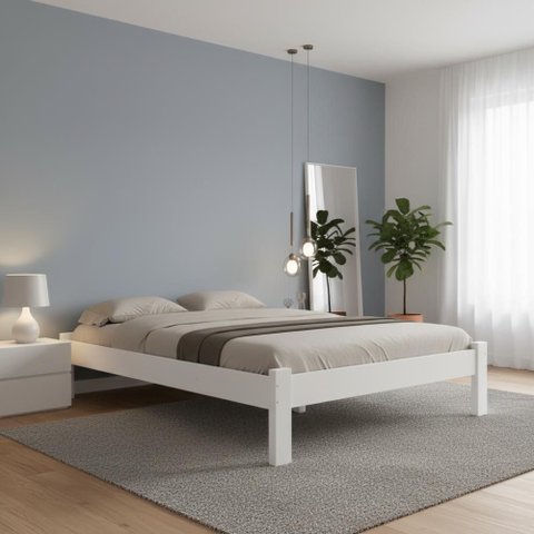 Cama Turca Queen Reforçada em Madeira Maciça Repleta