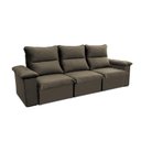 Ver imagem 5 de Sofá Retrátil Reclinável Paris 230cm Suede Velut com Molas Ensacadas - King House