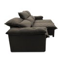 Ver imagem 7 de Sofá Retrátil Reclinável Paris 230cm Suede Velut com Molas Ensacadas - King House