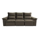 Ver imagem 6 de Sofá Retrátil Reclinável Paris 230cm Suede Velut com Molas Ensacadas - King House
