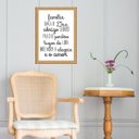 Ver imagem 2 de Quadro Moldura Dourada Família Graça Deus 33x24cm:com Acetato