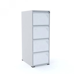 Gaveteiro Arquivo em Aço 4 Gavetas Suporta 55kg Cada  - 2
