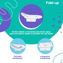 Ver imagem 3 de Banheira Infantil Fold Up Branca e Cinza - Cosco