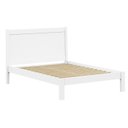 Ver imagem 2 de Cama de Casal 112cm x 210cm em Madeira Maciça Modena Branco