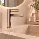 Ver imagem 5 de Torneira Daytona Rose Gold Baixa Aço Inox 304 Luxo Goldenx