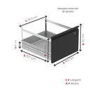 Ver imagem 4 de Gaveteiro Arquivo de Aço 4 Gavetas OF04RPTCM