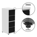 Ver imagem 7 de Gaveteiro Arquivo de Aço 4 Gavetas OF04RPTCM