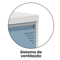 Gaveteiro Arquivo de Aço 4 Gavetas OF04RPTCM - 10