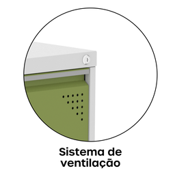 Gaveteiro Arquivo de Aço 4 Gavetas   - 12