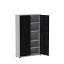 Ver imagem 3 de Armário de Aço 2 Portas 4 Prateleiras com Chave AP403SL