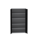 Ver imagem 5 de Armário de Aço 2 Portas 4 Prateleiras com Chave AP403SL Preto