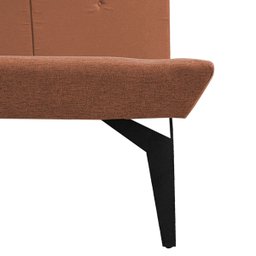 Cama Japonesa Tóquio Queen com Cabeceira Almofadada Linho Telha - 3