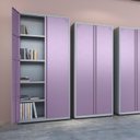 Ver imagem 3 de Armário de Aço 2 Portas 3 Prateleiras com Chave AP408SL