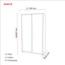 Ver imagem 3 de Armário de Aço 2 Portas 4 Prateleiras com Chave AP403SL Verde