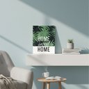 Ver imagem 3 de Placa MDF Home Sweet Home Folhagem Verde Parede Moderna A4