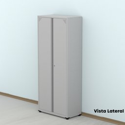 Armário para Escritório 2 Portas com Chave Aço 4 Prateleiras  - 16