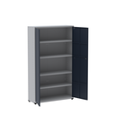 Ver imagem 4 de Armário de Aço 2 Portas 4 Prateleiras com Chave AP403SL