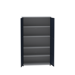 Armário 2 Portas com Chave 4 Prateleiras AP403SL Aço  - 5