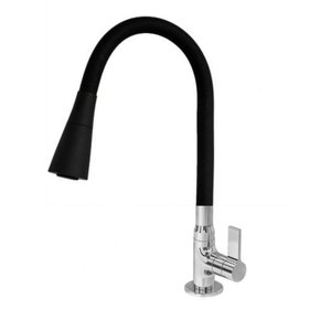 Torneira Cozinha Mesa Gourmet Flexível 1/4 de Volta com Chuveirinho -c70 Casagrande Mundial
