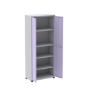 Ver imagem 3 de Armário para Escritório 2 Portas com Chave Aço 4 Prateleiras Roxo