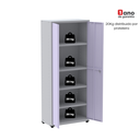 Ver imagem 7 de Armário para Escritório 2 Portas com Chave Aço 4 Prateleiras Roxo