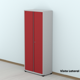 Armário 2 Portas Aço 4 Prateleiras AP409SL  - 16