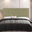 Ver imagem 2 de Cabeceira Cama Box Casal Parisis 140cm Linho Bege - Abmaza