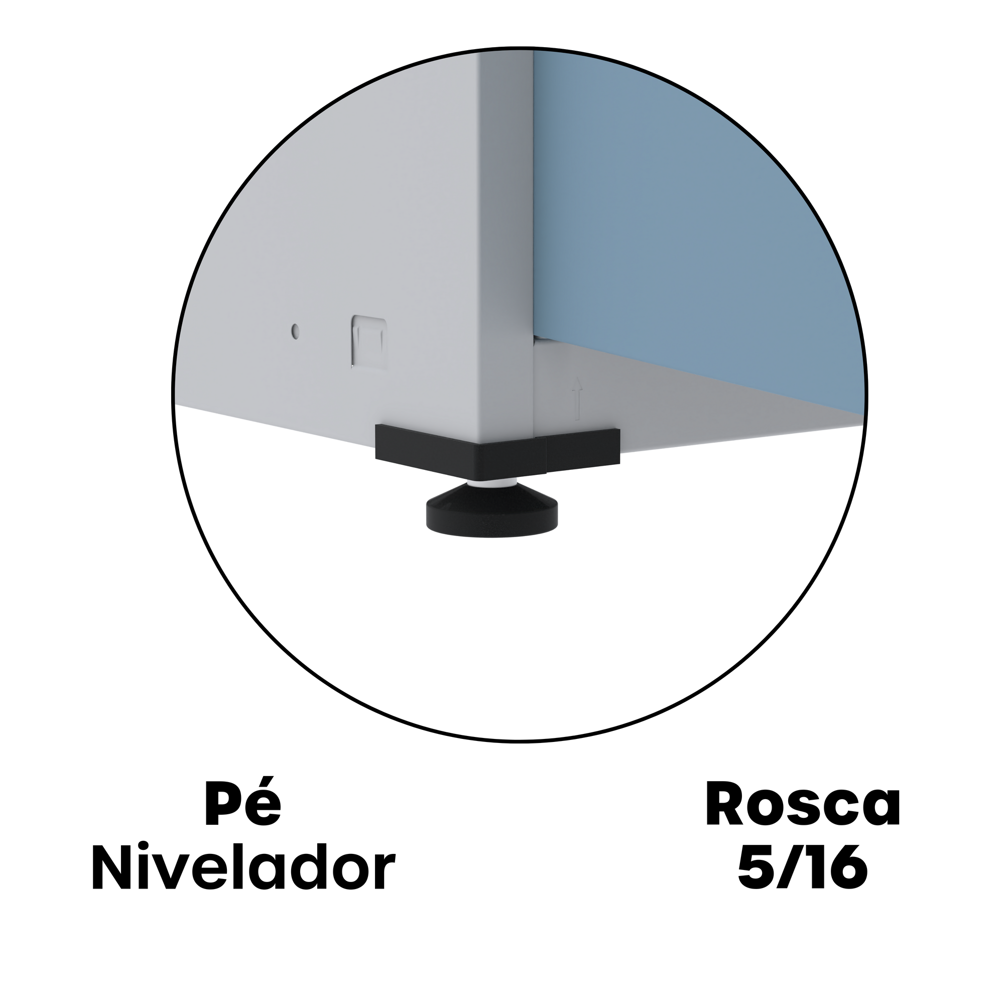 Armário para Escritório 2 Portas com Chave Aço 4 Prateleiras  - 12