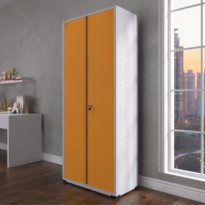 Armário 2 Portas Aço 4 Prateleiras Ap409Sl