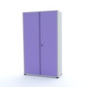 Ver imagem 3 de Armário de Aço 2 Portas 4 Prateleiras com Chave AP403SL Roxo