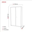 Ver imagem 4 de Armário de Aço 2 Portas 4 Prateleiras com Chave AP403SL Roxo