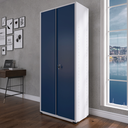 Ver imagem 2 de Armário para Escritório 2 Portas com Chave Aço 4 Prateleiras 