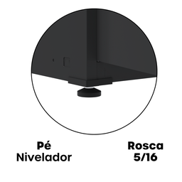 Armário 2 Portas Aço 4 Prateleiras AP409SL  - 12