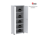 Ver imagem 7 de Armário para Escritório 2 Portas com Chave Aço 4 Prateleiras 