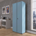 Ver imagem 2 de Armário de Aço 2 Portas 4 Prateleiras com Chave AP409SL